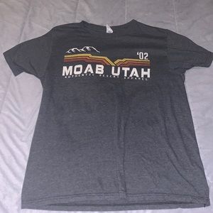 optima size medium grey short sleeve shirt